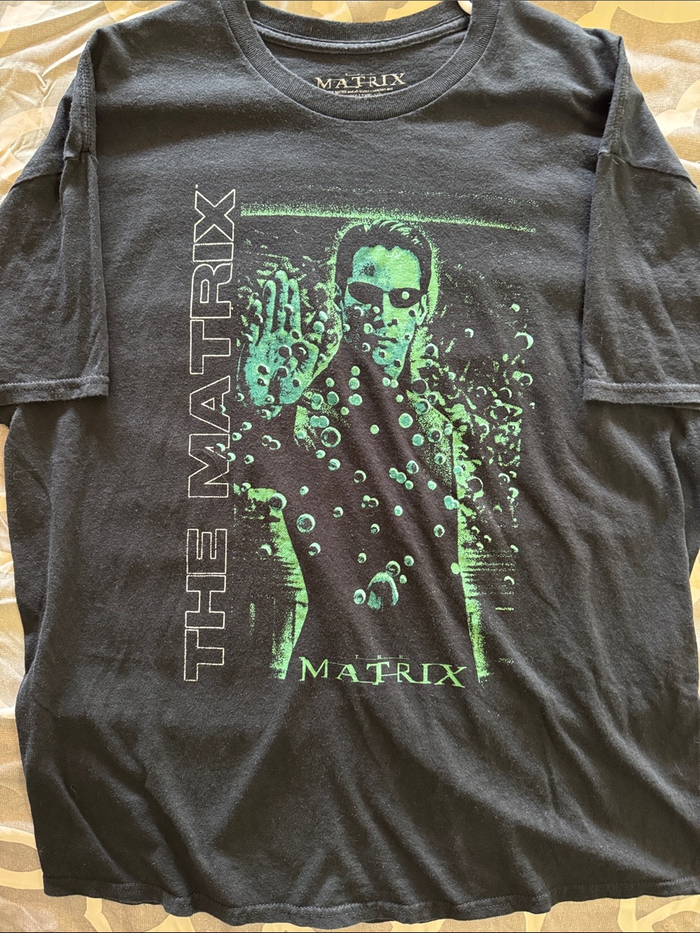 The Matix Neo graphic movie tee